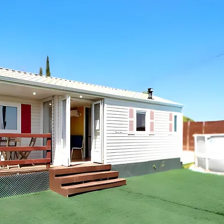 Cerca De La Playa Con Piscina, Jardin Campsite *